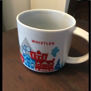 Starbucks You Are Here Coffee Mug Whistler